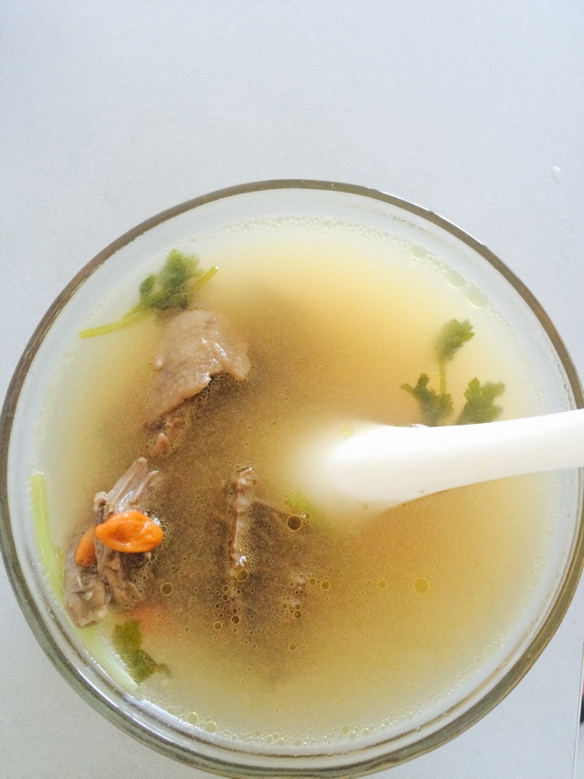 红参鸽子汤
