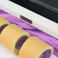 减脂低卡的紫薯香芋蛋糕卷，好吃不怕胖❗的做法图解7