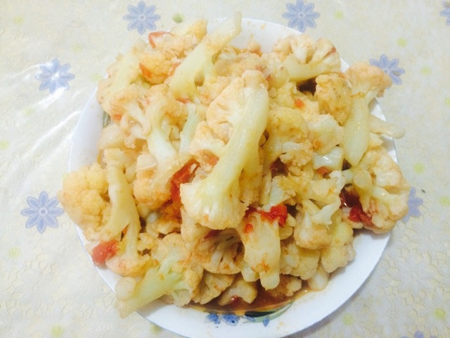 茄汁花菜的做法