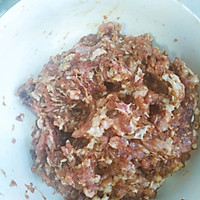 槐花蛤蜊肉包子的做法图解4