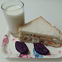 自制三明治的做法图解6