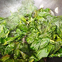 豆豉蒜蓉炒薯叶的做法图解4