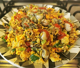 #美食视频挑战赛# 海蛎煎蛋～全是蛋白的减肥餐的做法