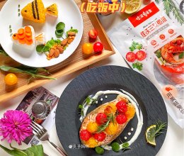 法式奶汁烤三文鱼&小鱼饭团的做法