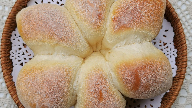 六角星牛奶白面包/松软可口的做法