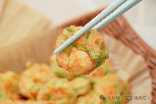 西葫芦虾饼【宝宝辅食】