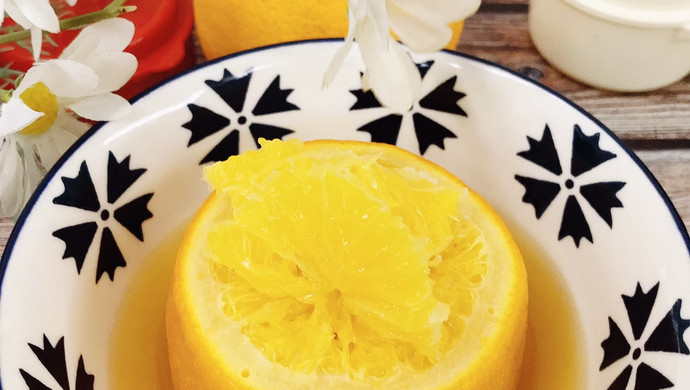 止咳化痰——盐蒸橙子