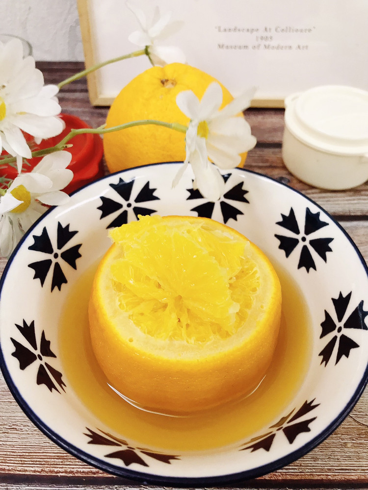 止咳化痰——盐蒸橙子的做法