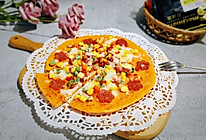 【烤】西红柿至尊披萨饼的做法