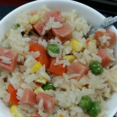 电饭锅豌豆饭