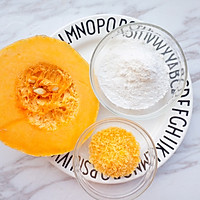 雪花南瓜饼·辅食的做法图解1