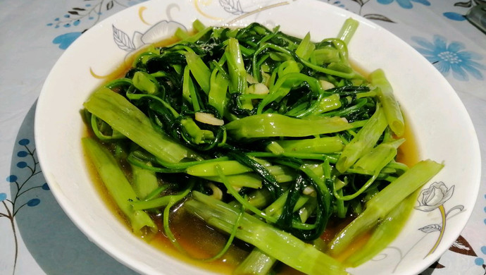 清炒空心菜｜超简单