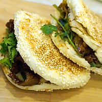 老北京烤饼夹肉#利仁电饼铛，烙烤不翻锅#的做法图解6
