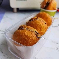 #缤纷下午茶#肉松夹心蛋糕小汉堡的做法图解13