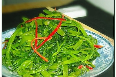 椒丝腐乳通菜