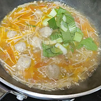 #东古家味美食#金针菇番茄汤的做法图解14