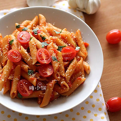 【意式辣番茄酱斜管面】Penne all'Arrabbiat