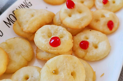 炸土豆饼都这么可爱