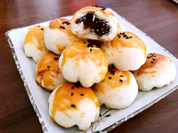 红豆酥的做法