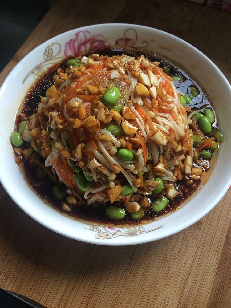 凉拌金针菇的做法
