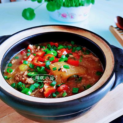 肉沫冬瓜煲这样做太香了