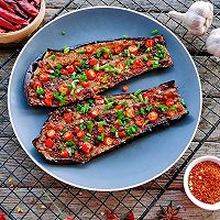 香辣鲜香巨好吃的蒜香烤茄子#全电厨王料理挑战赛热力开战！#的做法图解8