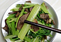 牛肉炒芹菜的做法
