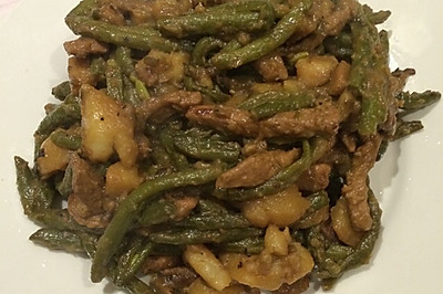 东北菜之---土豆炖豆角
