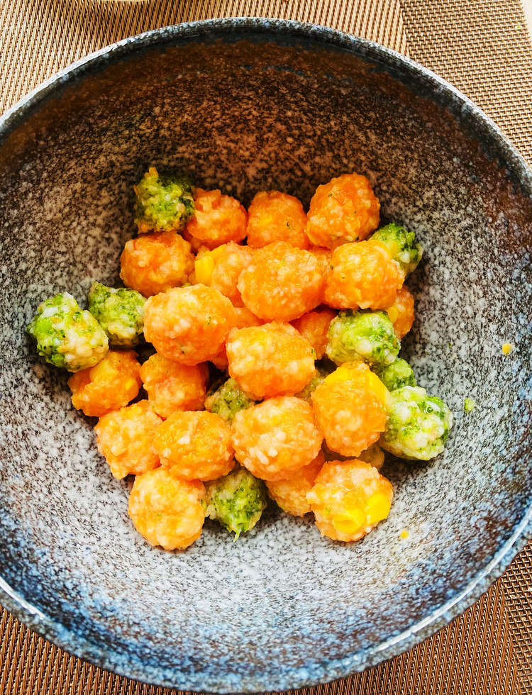 手打蔬菜虾丸的做法