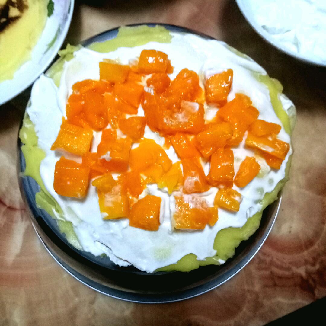 Mango thousand layer cake