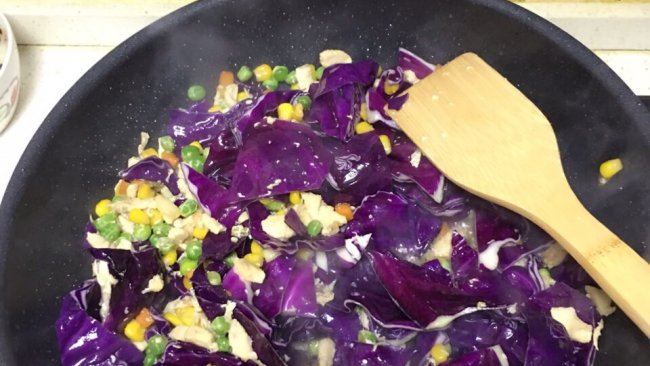 牛肉紫甘蓝蔬菜丁的做法