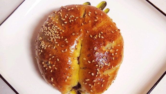 50%全麦奇亚籽豆沙包