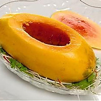 木瓜燕窝的做法，超级简单的做法图解1