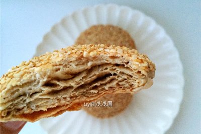 东菱K30A烤箱之芝麻酱烧饼--by浅浅▁眉