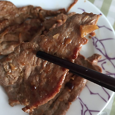 电饼铛版烤里脊肉