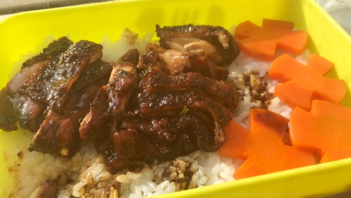 日式照烧鸡腿饭