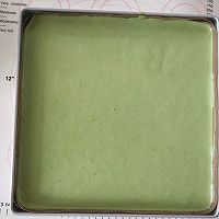 抹茶蜜豆蛋糕卷的做法图解9