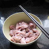 姜茸爆腰花的做法图解4