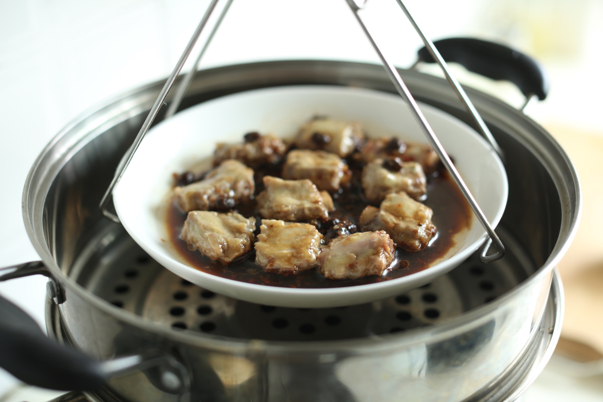 广式早茶-豉汁蒸排骨的做法_菜谱_豆果美食