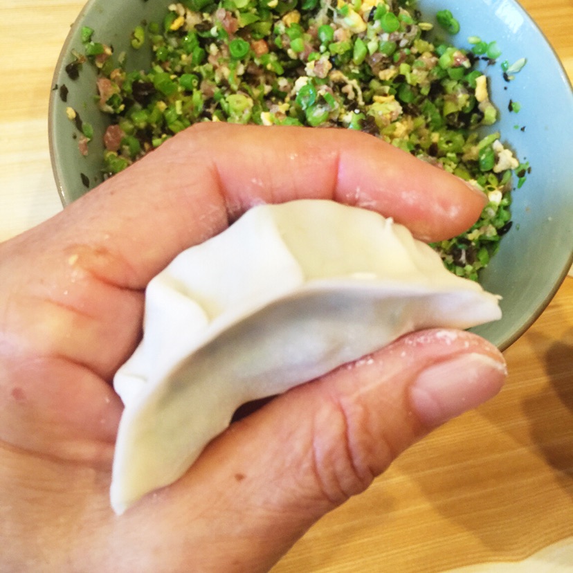 豇豆鲜肉水饺的做法图解8
