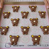 #2021亲子烘焙组——“焙”感幸福# 小熊巧克力千层饼干的做法图解6