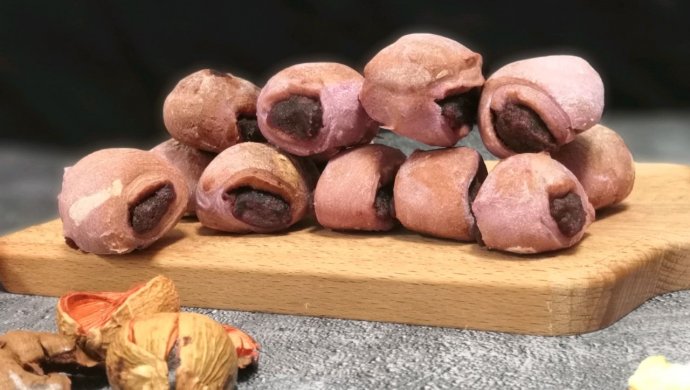 紫薯豆沙卷