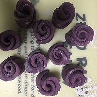 紫薯玫瑰花小馒头的做法图解10