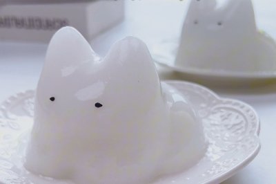 新手也能做的猫咪椰奶冻