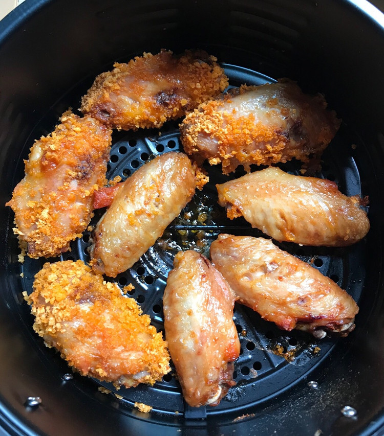 奥尔良烤鸡翅空气炸锅版的做法