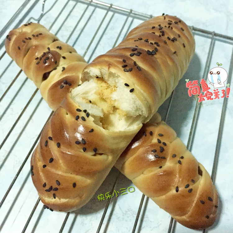 提子/肉松辫子面包（纯手工）