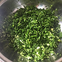 荠菜（地菜）鲜肉春卷的做法图解2