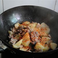 香辣土豆烧排骨#金龙鱼外婆乡小榨菜籽油#的做法图解7