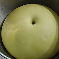 酥粒抹茶橄榄油芝麻包的做法图解2