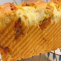 超好吃香葱肉松吐司咸口的做法图解11